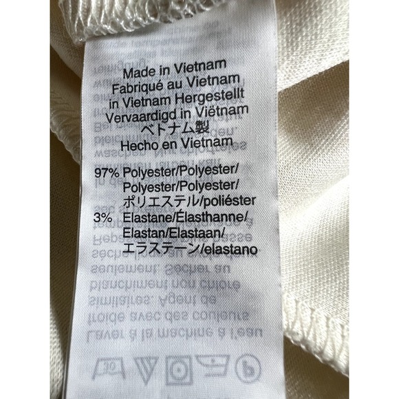 Madewell‎ Top Texture & Thread Cream Wrap Tie Size Small - Picture 7 of 9